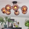 Koyoto Plafonnier, Boule lumineuse Cuivré, 7 lumières