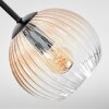 Koyoto Plafonnier, Boule lumineuse 52 cm Ambre, Clair, 5 lumières