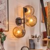 Ripoll Boule lumineuse, Applique murale Ambre, 3 lumières