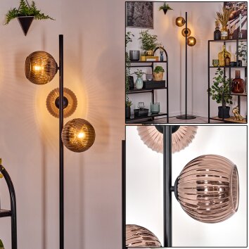 Koyoto Lampadaire Cuivré, 3 lumières