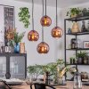 Koyoto Suspension, Boule lumineuse, Suspension grappe Cuivré, 4 lumières