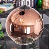 Koyoto Suspension, Boule lumineuse, Suspension grappe Clair, Cuivré, 3 lumières