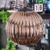 Koyoto Suspension, Boule lumineuse, Suspension grappe Cuivré, 4 lumières