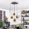 Koyoto Suspension, Boule lumineuse, Suspension grappe Or, 4 lumières