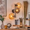 Ripoll Boule lumineuse, Applique murale Ambre, Fumé, 3 lumières
