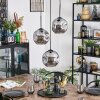 Ripoll Suspension, Boule lumineuse, Suspension grappe Fumé, 3 lumières