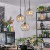 Koyoto Suspension, Boule lumineuse, Suspension grappe Ambre, Clair, 3 lumières