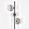 Ripoll Lampadaire Clair, Fumé, 3 lumières
