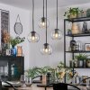 Koyoto Suspension, Boule lumineuse, Suspension grappe Clair, 4 lumières