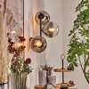 Gastor Boule lumineuse, Applique murale Clair, Fumé, 3 lumières