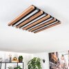 Tandragee Plafonnier, Panel LED Couleur bois, Noir, 1 lumière