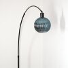 Koyoto Lampadaire Noir, 1 lumière