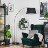Bassagoda Lampadaire Nickel mat, Noir, 1 lumière