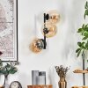 Gastor Boule lumineuse, Applique murale Ambre, Clair, 3 lumières