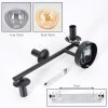 Gastor Boule lumineuse, Applique murale Ambre, Clair, Fumé, 3 lumières
