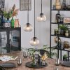 Ripoll Suspension, Boule lumineuse, Suspension grappe Clair, 3 lumières