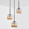 Ripoll Suspension, Boule lumineuse, Suspension grappe Ambre, 3 lumières