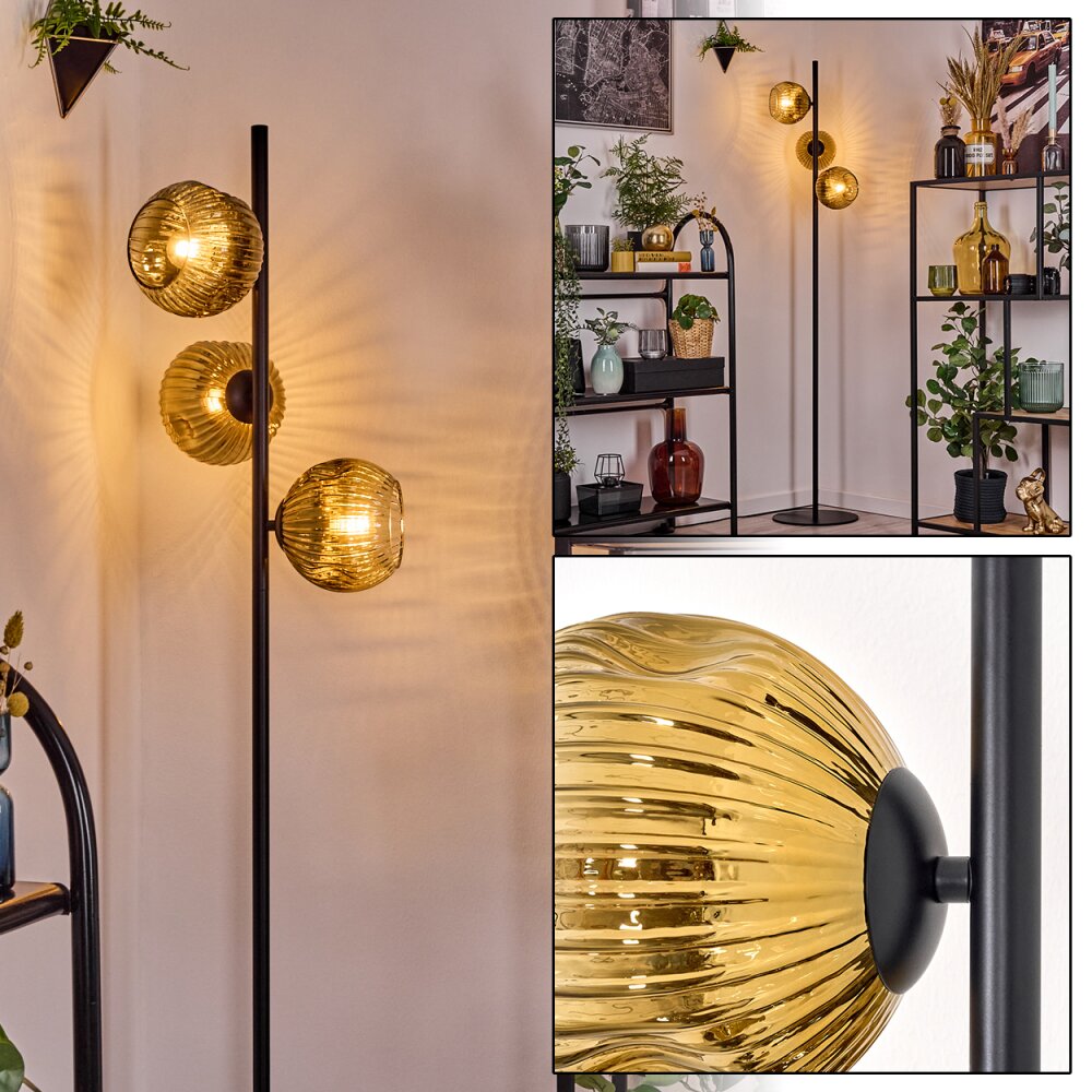 Ripoll Lampadaire Or, Clair, 3 lumières main product photo