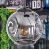 Ripoll Suspension, Boule lumineuse, Suspension grappe Clair, Fumé, 4 lumières