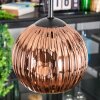 Ripoll Suspension, Boule lumineuse, Suspension grappe Cuivré, 3 lumières