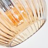 Ripoll Plafonnier, Boule lumineuse Ambre, 5 lumières