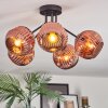 Ripoll Plafonnier, Boule lumineuse Cuivré, 5 lumières