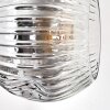 Ripoll Lampadaire Chrome, Clair, Fumé, 3 lumières