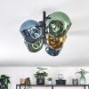 Ripoll Plafonnier, Boule lumineuse Bleu, Or, Vert, 5 lumières