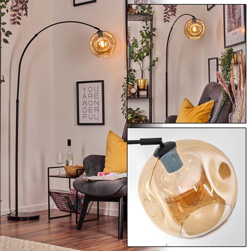 Ripoll Lampadaire Noir, 1 lumière main product photo