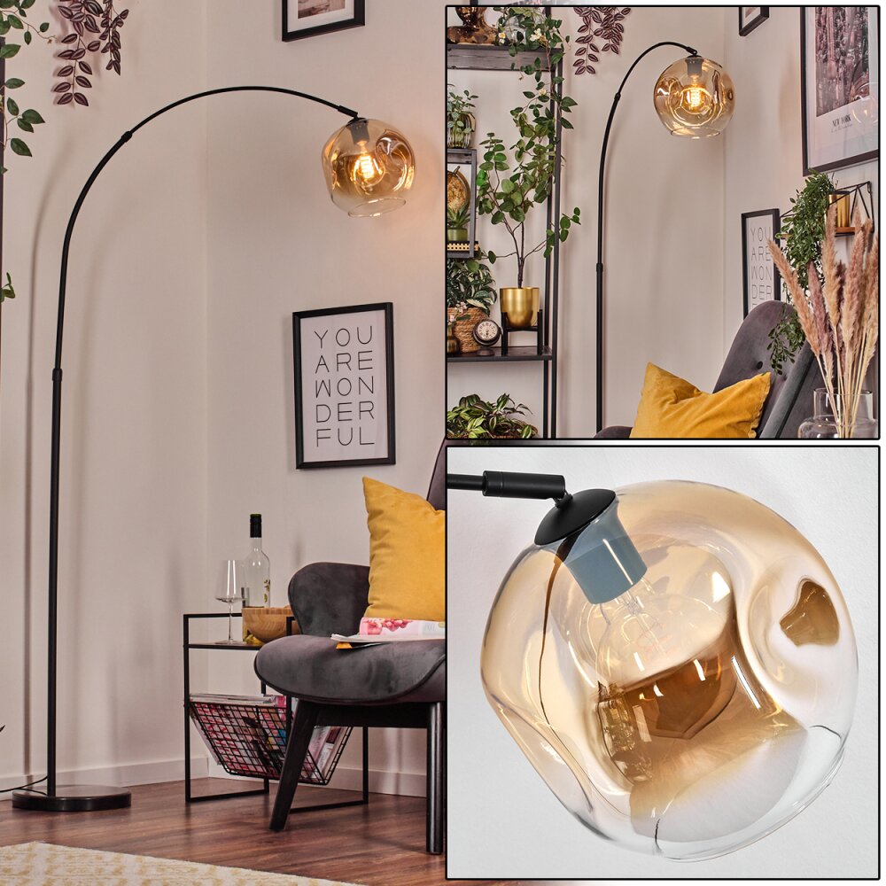 Ripoll Lampadaire Noir, 1 lumière main product photo