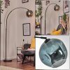 Ripoll Lampadaire, Lampadaires arc Noir, 1 lumière