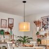 Bassagoda Suspension, Suspension beige, Blanc, 1 lumière