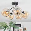 Ripoll Plafonnier, Boule lumineuse Ambre, 5 lumières
