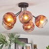 Ripoll Plafonnier, Boule lumineuse Clair, Cuivré, 5 lumières