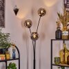 Ripoll Boule lumineuse, Lampadaire Chrome, Fumé, 3 lumières