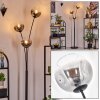 Ripoll Boule lumineuse, Lampadaire Clair, Fumé, 3 lumières Ripoll Boule lumineuse, Lampadaire Clair, Fumé, 3 lumières