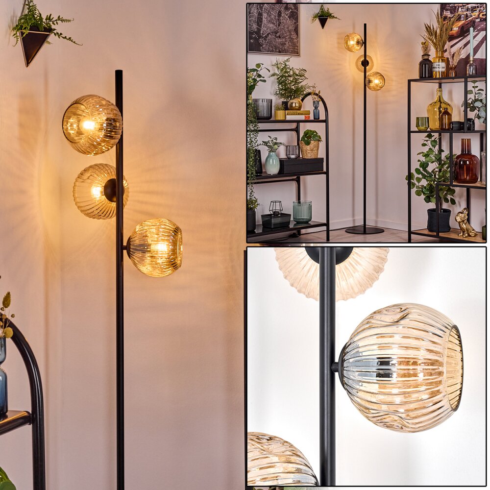 Ripoll Lampadaire Ambre, 3 lumières main product photo