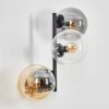 Gastor Boule lumineuse, Applique murale Ambre, Clair, Fumé, 3 lumières