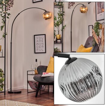 Ripoll Lampadaire Noir, 1 lumière