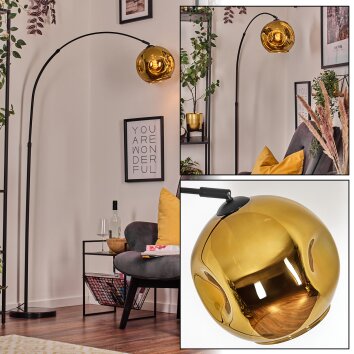 Ripoll Lampadaire Noir, 1 lumière Ripoll Lampadaire Noir, 1 lumière