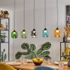 Lavel Suspension, Suspension LED Bleu, Vert, Clair, Orange, Fumé, 5 lumières