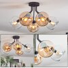 Koyoto Plafonnier, Boule lumineuse 52 cm Ambre, Clair, 5 lumières