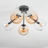 Koyoto Plafonnier, Boule lumineuse 52 cm Ambre, Clair, 5 lumières