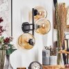 Koyoto Boule lumineuse, Applique murale Ambre, 3 lumières