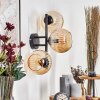 Koyoto Boule lumineuse, Applique murale Ambre, 3 lumières