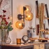 Koyoto Boule lumineuse, Applique murale Ambre, 3 lumières