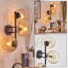 Koyoto Boule lumineuse, Applique murale Ambre, Clair, 3 lumières