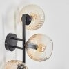 Koyoto Boule lumineuse, Applique murale Ambre, Clair, 3 lumières