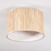 Bongal Plafonnier beige, Écru, 1 lumière