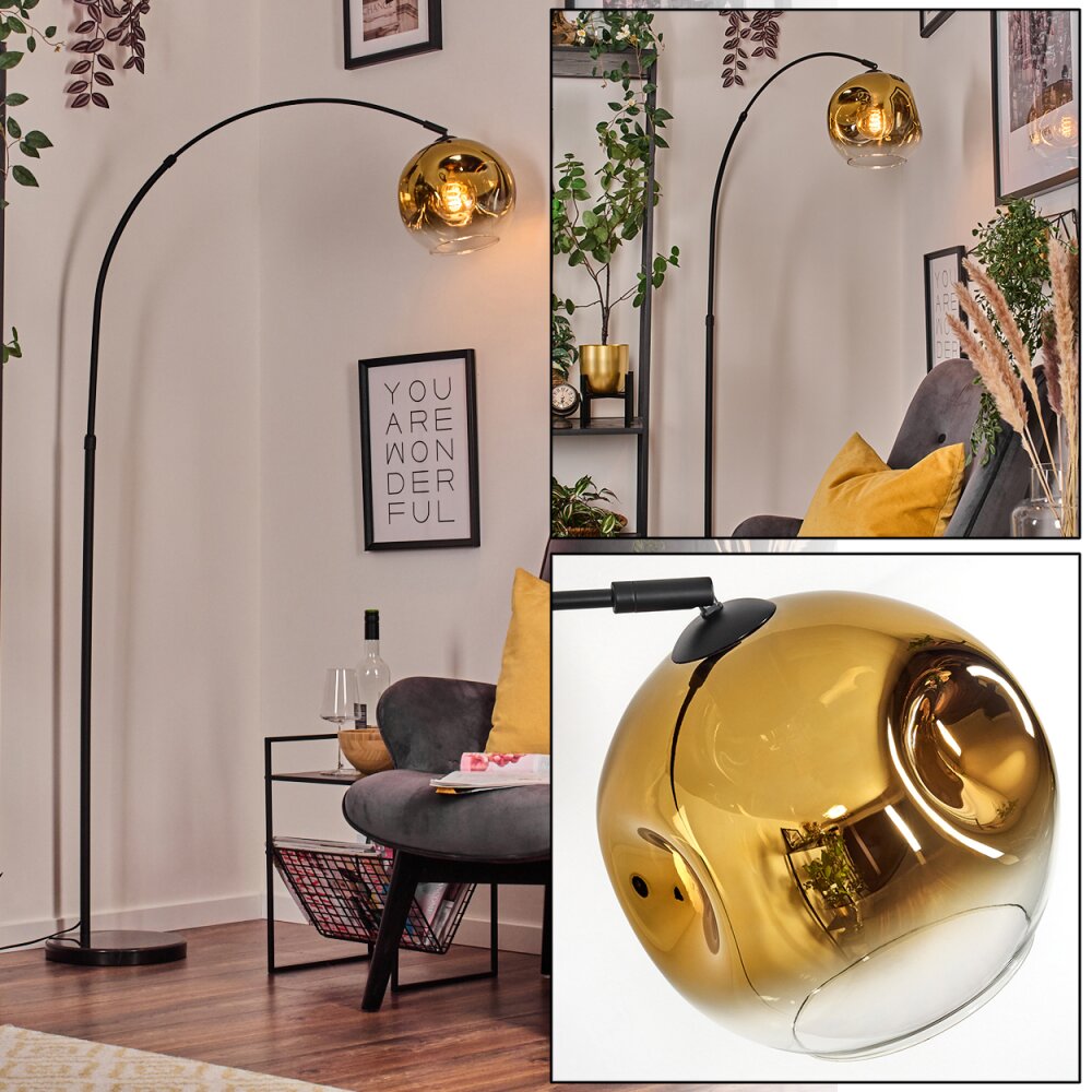 Ripoll Lampadaire Noir, 1 lumière main product photo